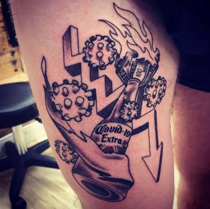 18 tatuajes dedicados al nuevo virus COVID-19 18 tatuajes dedicados al nuevo virus COVID-19