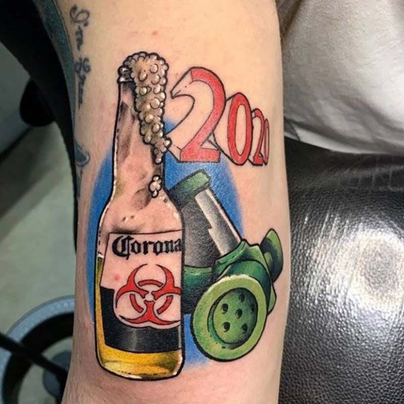 18 tatuajes dedicados al nuevo virus COVID-19 18 tatuajes dedicados al nuevo virus COVID-19