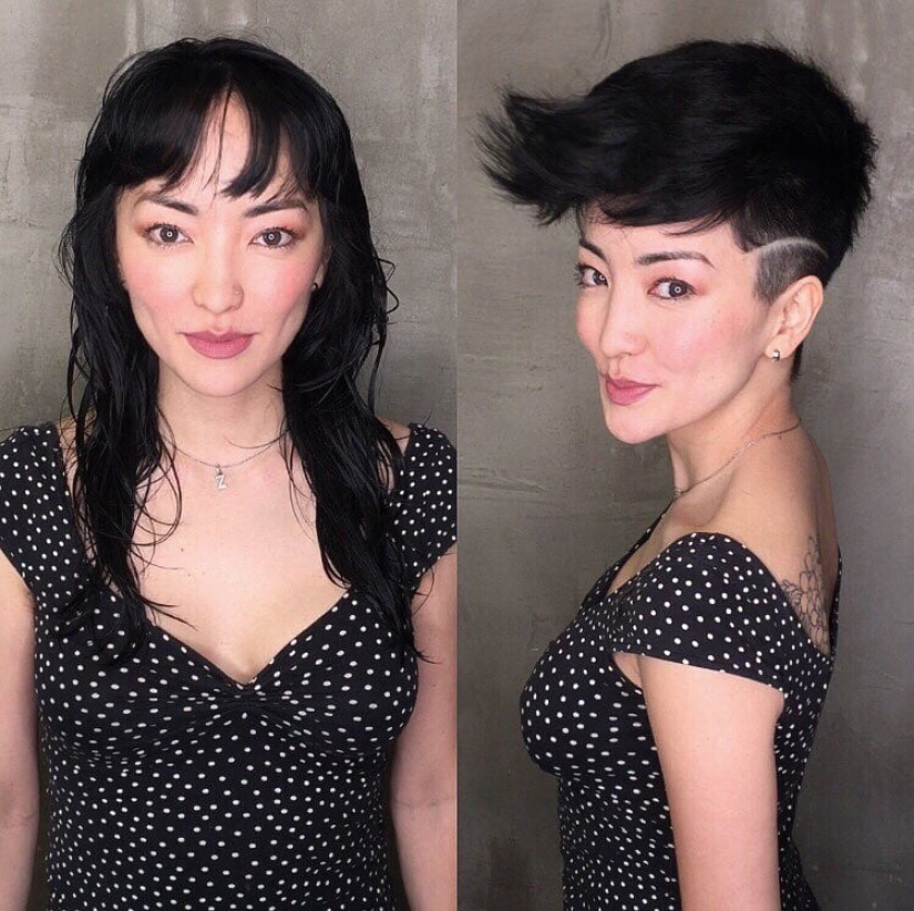 20 cases when women radically changed their hairstyles, and it turned out so cool that now they are not recognized