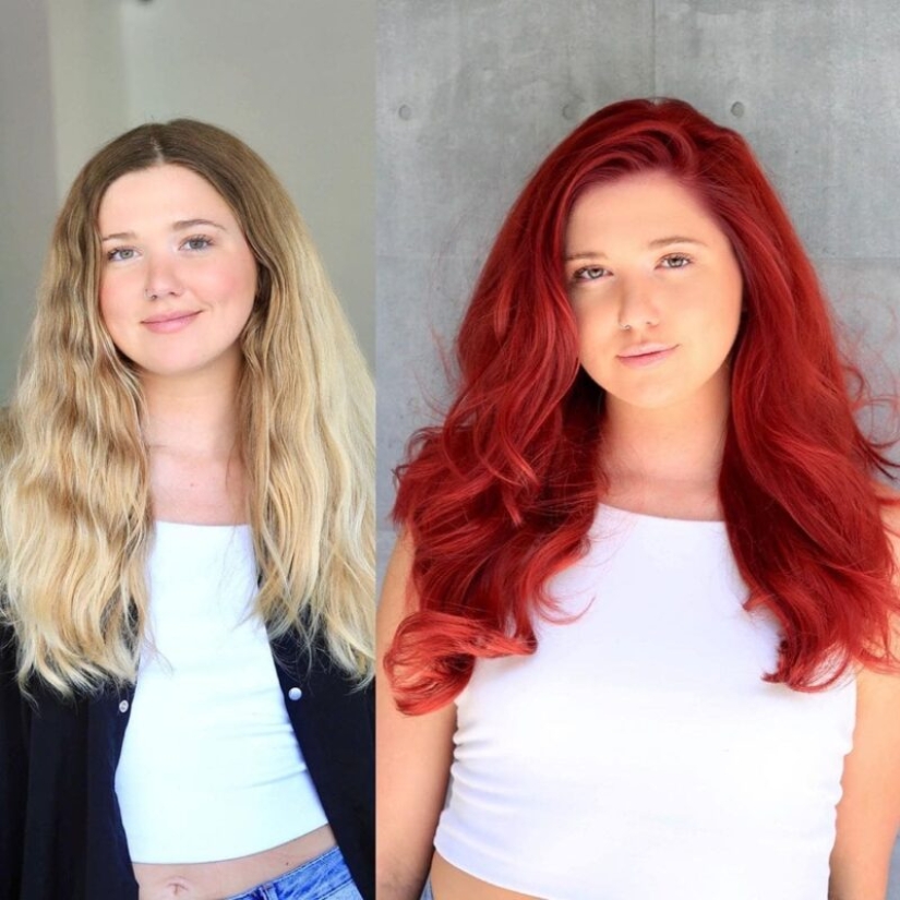 20 casos en los que las mujeres cambiaron radicalmente sus peinados, y resultó tan genial que ahora no se reconocen