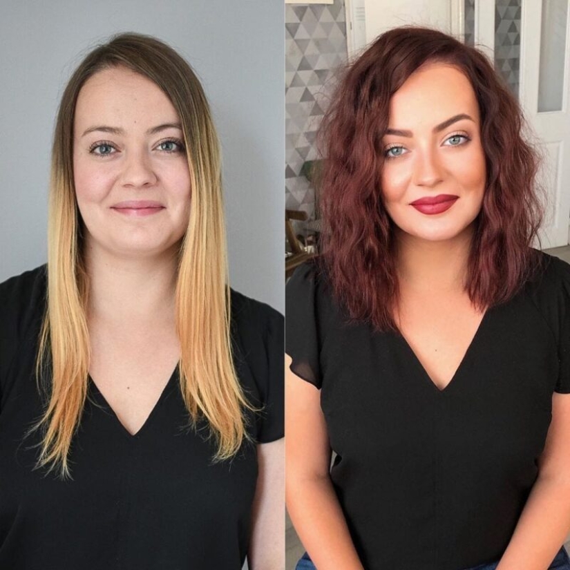 20 casos en los que las mujeres cambiaron radicalmente sus peinados, y resultó tan genial que ahora no se reconocen