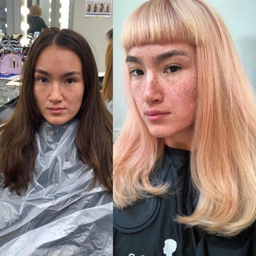 20 casos en los que las mujeres cambiaron radicalmente sus peinados, y resultó tan genial que ahora no se reconocen