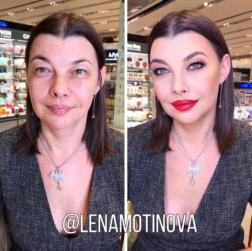 20 chicas antes y después del maquillaje que visitaron a un maquillador de Moscú y se volvieron aún más hermosas