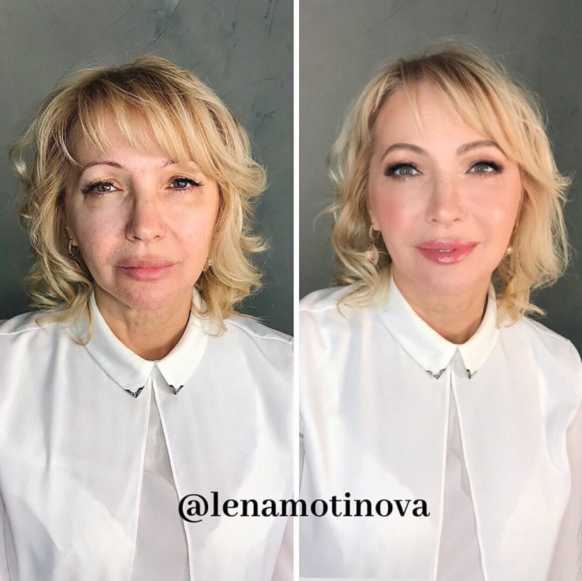 20 girls before and after makeup who visited a Moscow makeup artist and became even more beautiful
