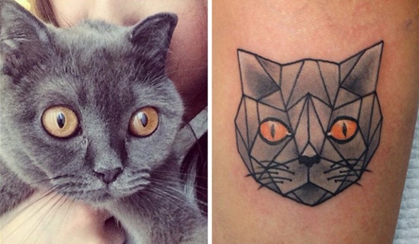 20 minimalist tattoos for cat lovers