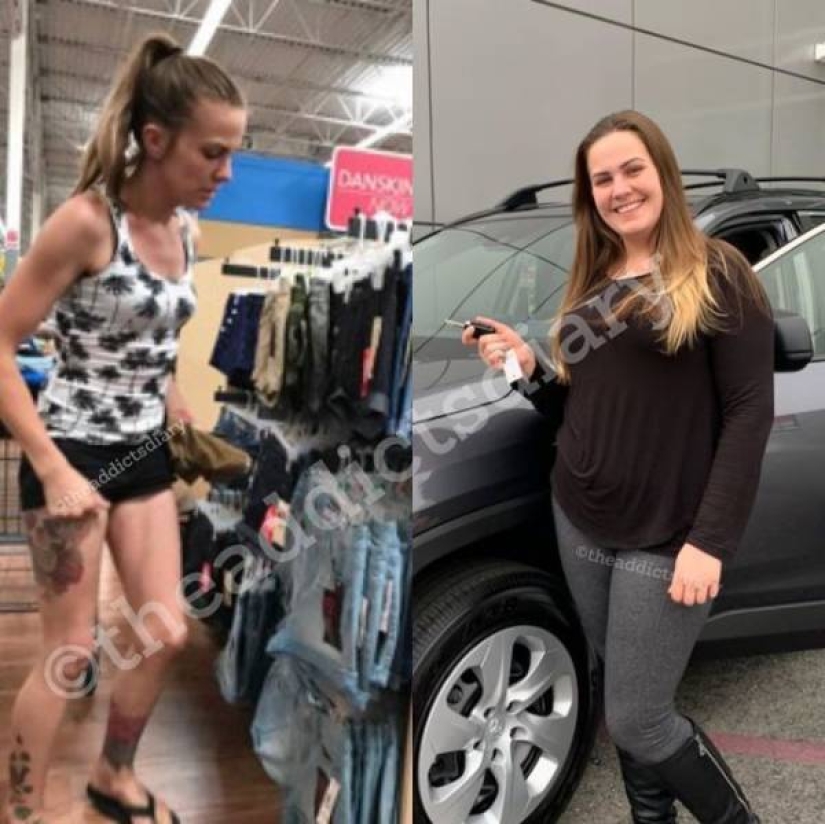 20 photos of people "before and after" how they managed to cope with addiction 20 photos of people "before and after" how they managed to cope with addiction