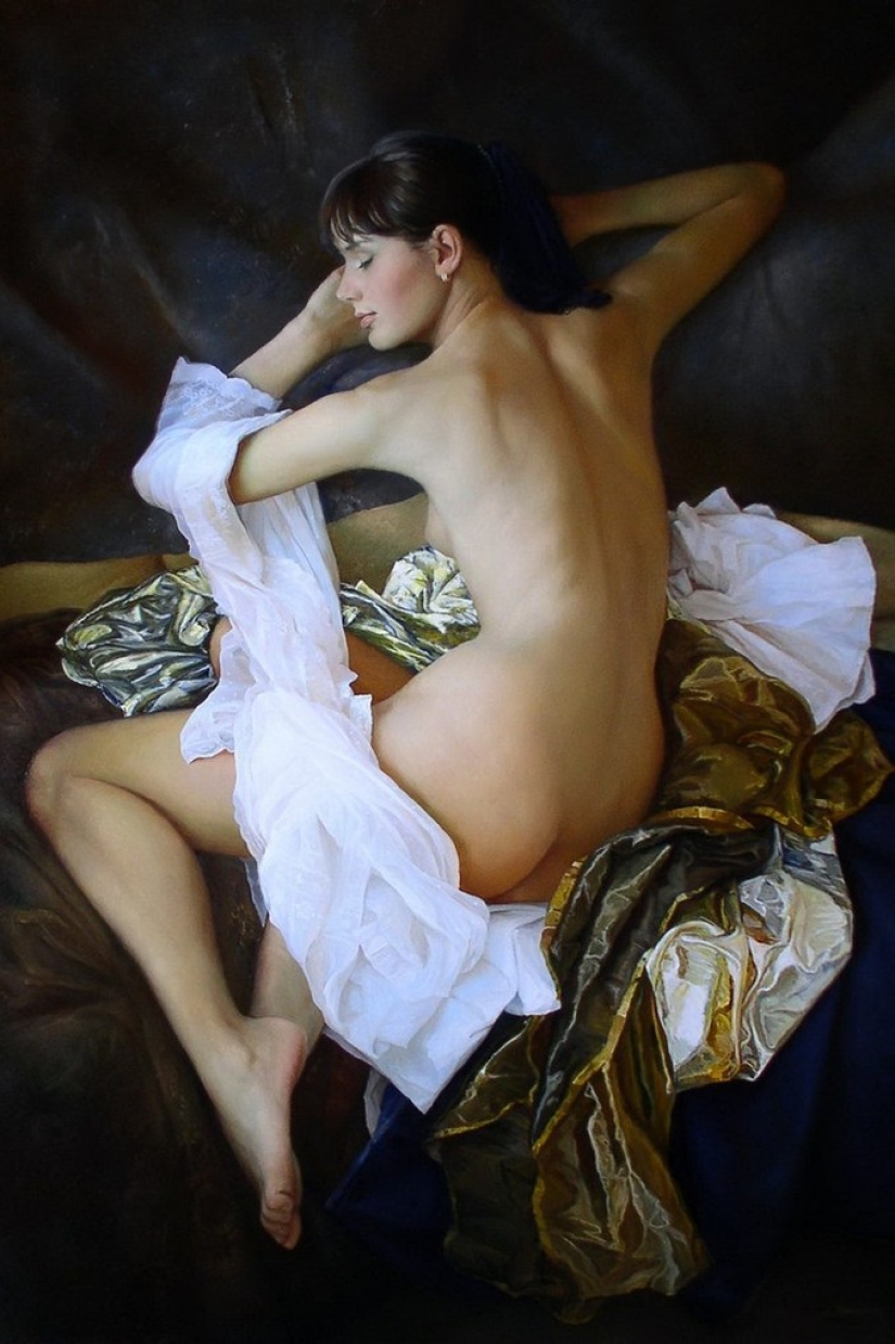 20 pinturas increíblemente realistas que celebran la belleza y el encanto femenino