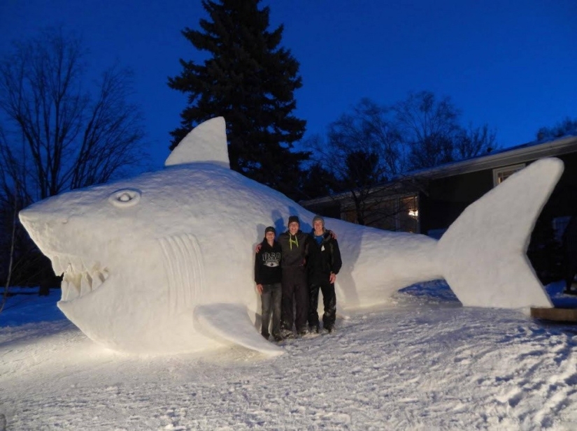 20 ways to artistically decorate a snowdrift