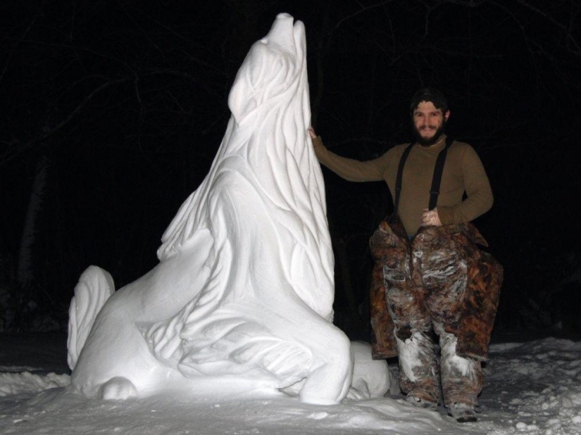 20 ways to artistically decorate a snowdrift