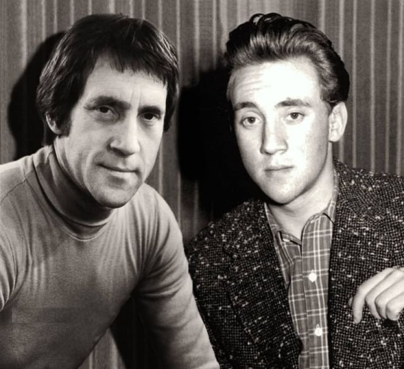 20 works from the master of photoshop: domestic stars in the company with a young version of themselves