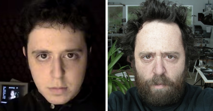 20 years of life in 8 minutes: an American photographer has taken selfies every day since 2000 and edited them into a video