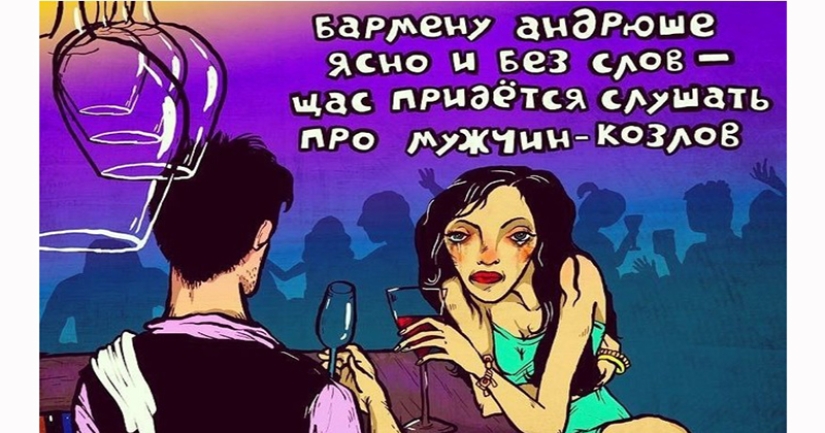 25 comic books with ironic verses from a Moscow artist