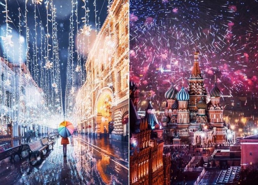 25 fotos increíbles de la víspera de Año Nuevo en Moscú de la hechicera Kristina Makeeva