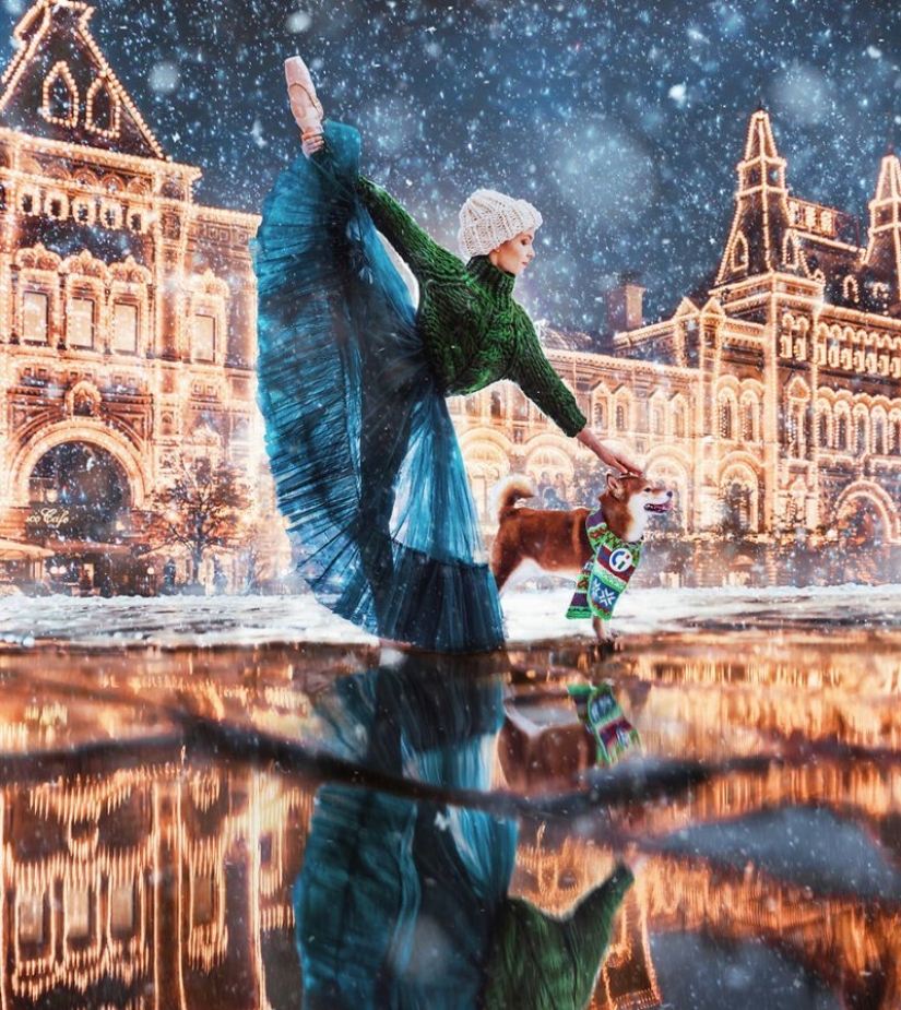 25 fotos increíbles de la víspera de Año Nuevo en Moscú de la hechicera Kristina Makeeva