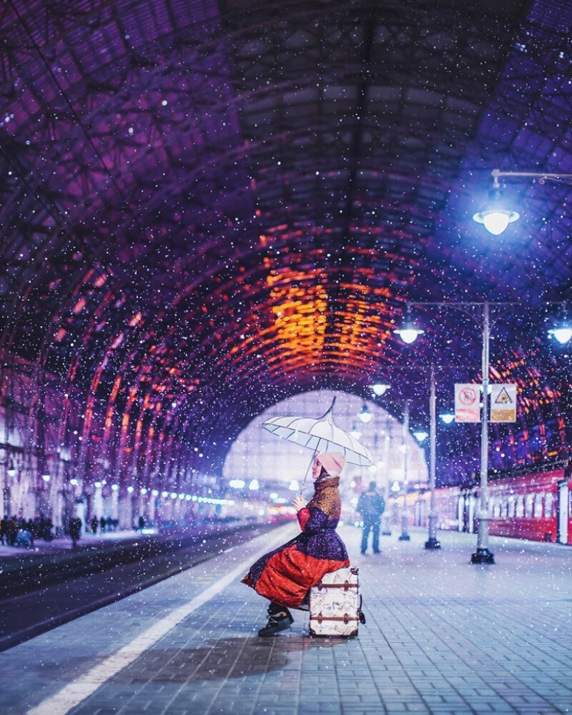 25 fotos increíbles de la víspera de Año Nuevo en Moscú de la hechicera Kristina Makeeva