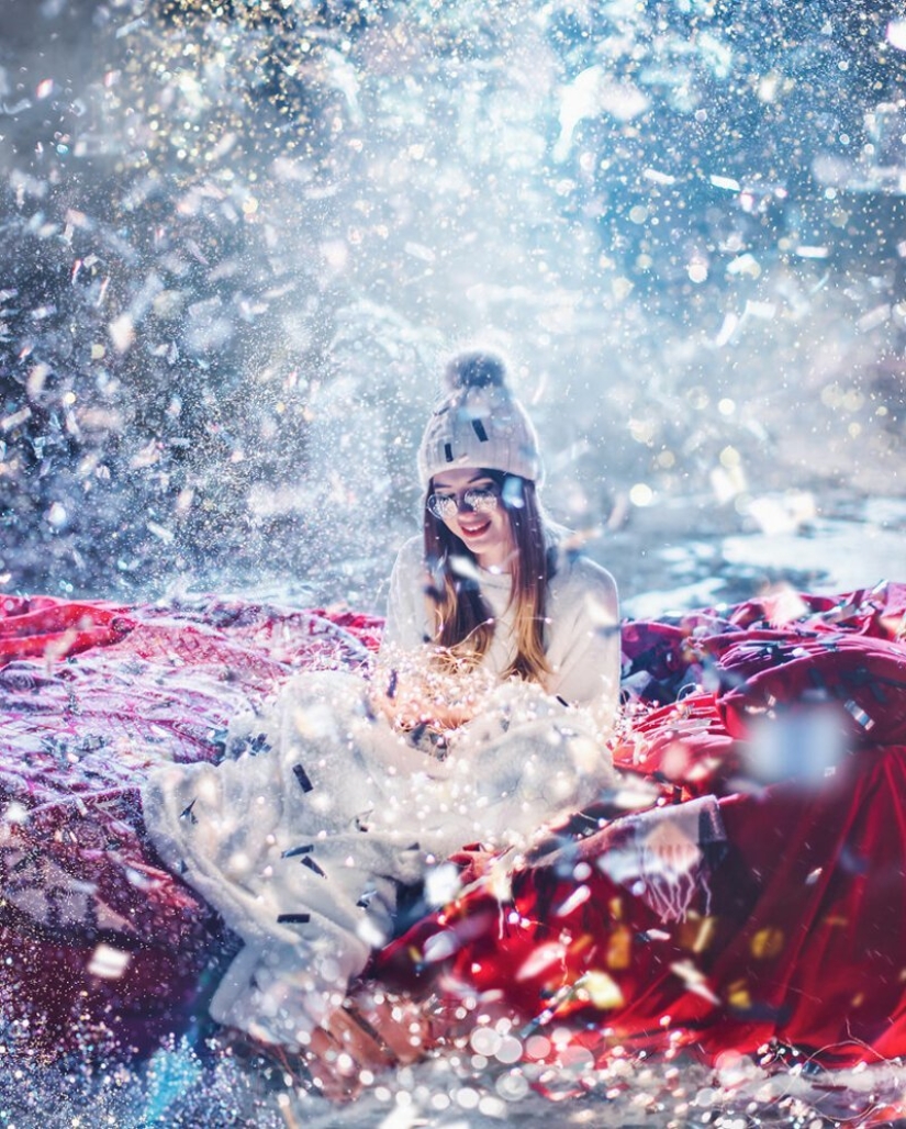 25 fotos increíbles de la víspera de Año Nuevo en Moscú de la hechicera Kristina Makeeva