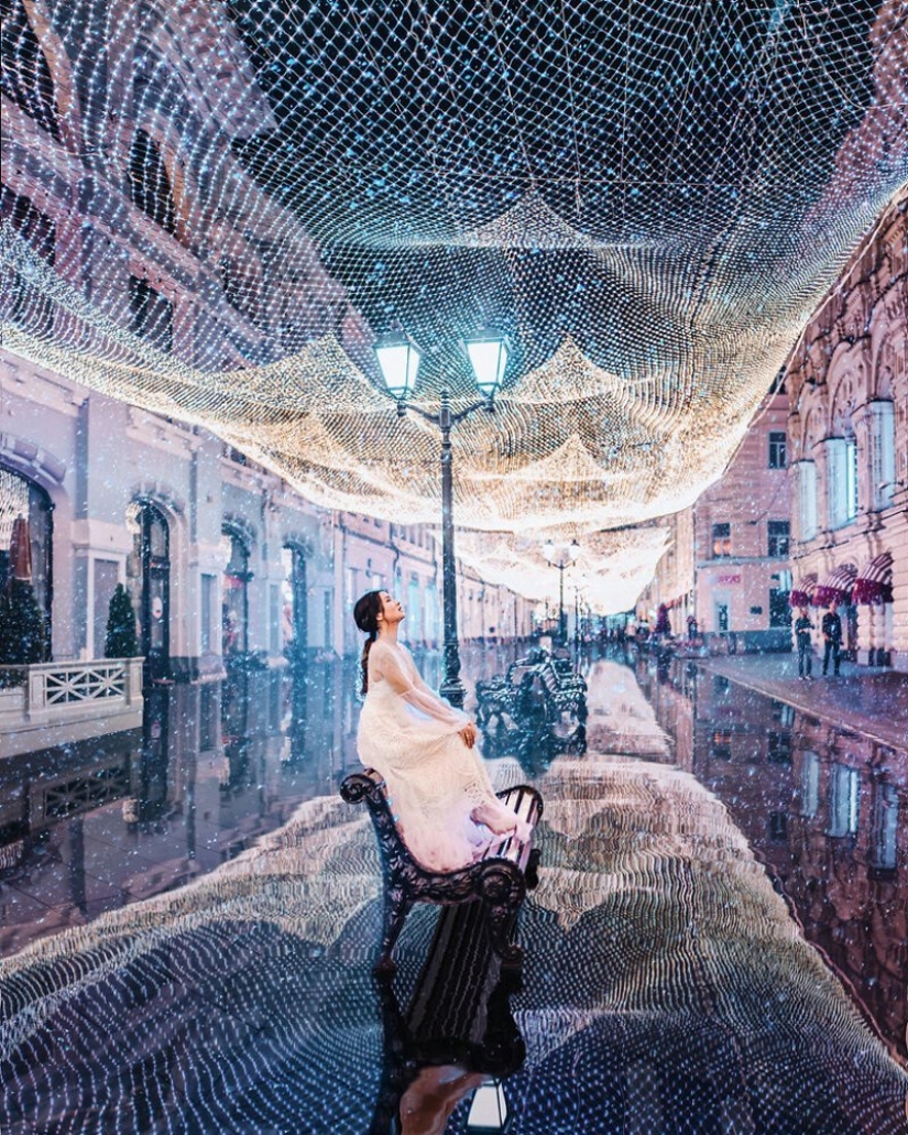 25 fotos increíbles de la víspera de Año Nuevo en Moscú de la hechicera Kristina Makeeva