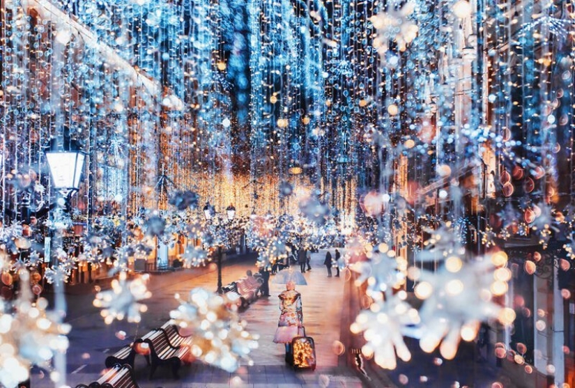 25 fotos increíbles de la víspera de Año Nuevo en Moscú de la hechicera Kristina Makeeva