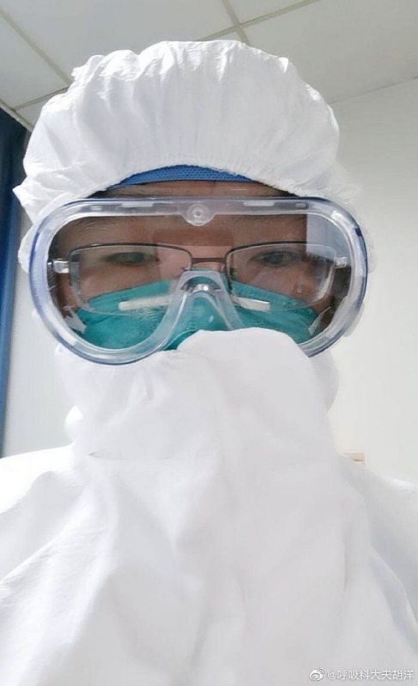 25 fotos sobre la vida cotidiana del personal médico en Wuhan infectado con coronavirus