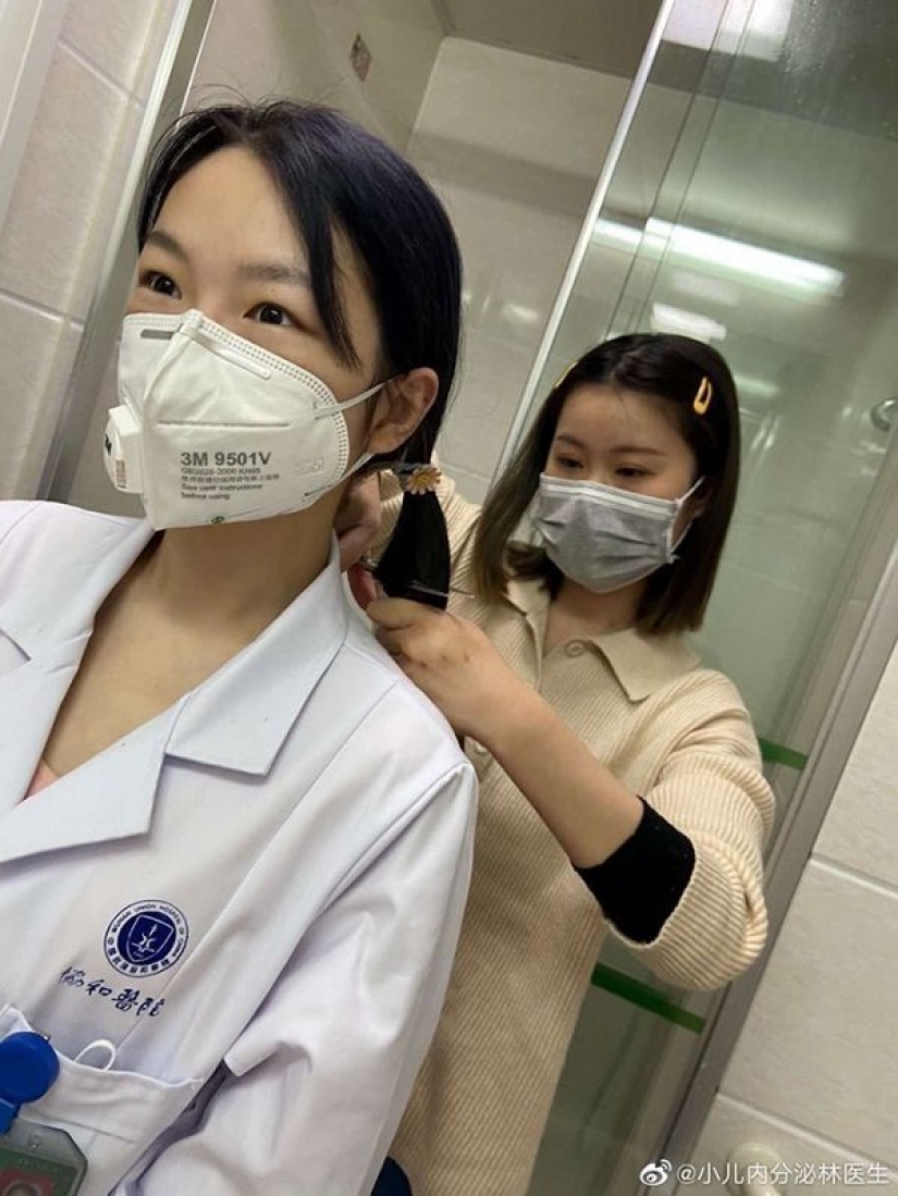 25 fotos sobre la vida cotidiana del personal médico en Wuhan infectado con coronavirus