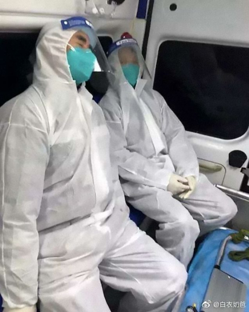 25 fotos sobre la vida cotidiana del personal médico en Wuhan infectado con coronavirus