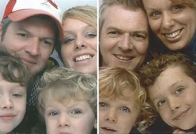 25 photos of people in the style of "then and now", whose relationships have passed the test of time