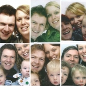 25 photos of people in the style of "then and now", whose relationships have passed the test of time