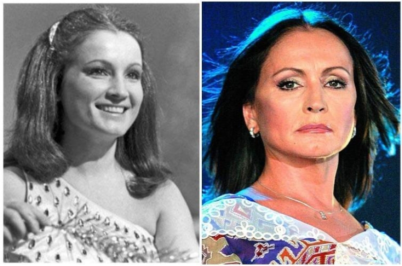 27 fotos de celebridades rusas al estilo de "entonces y ahora"