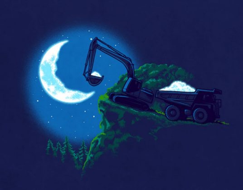 27 ilustraciones inteligentes inspiradas en elementos de la cultura pop