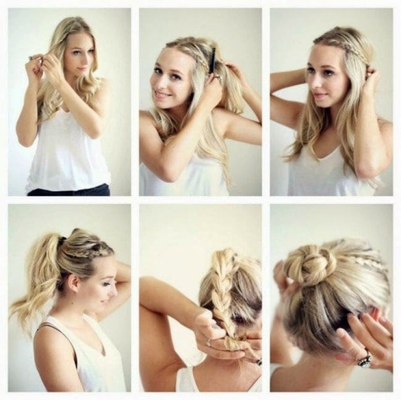 32 simple and fast hairstyles for summer in 5 minutes 32 simple and fast hairstyles for summer in 5 minutes