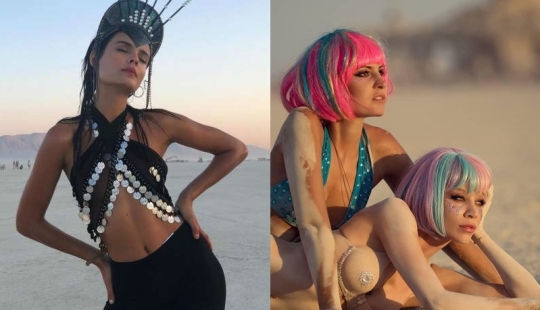 35 fotos de chicas calientes del festival Burning Man igualmente caliente-2019