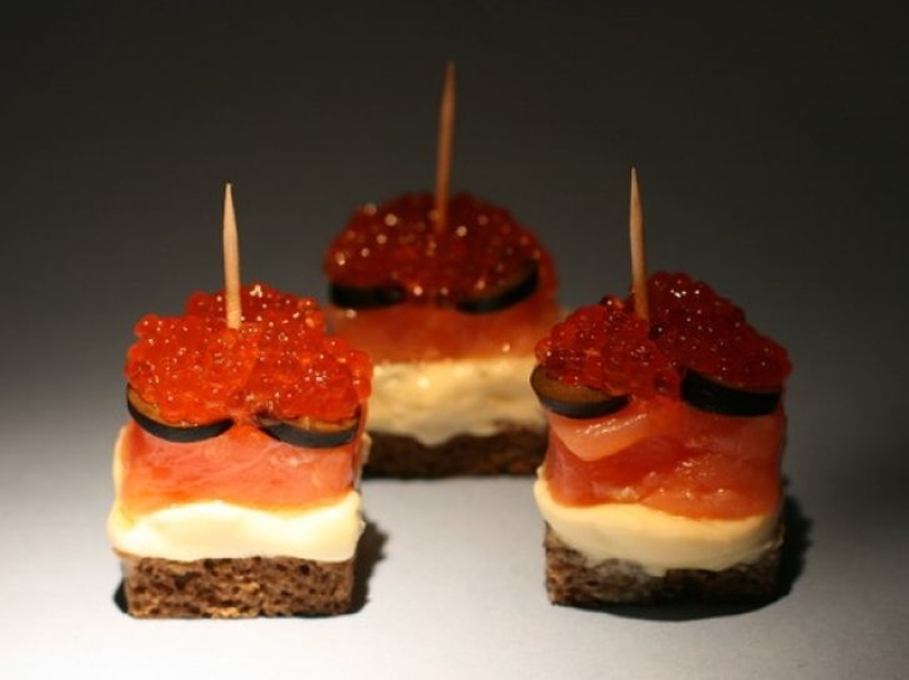 9 awesome snacks for the New Year's table