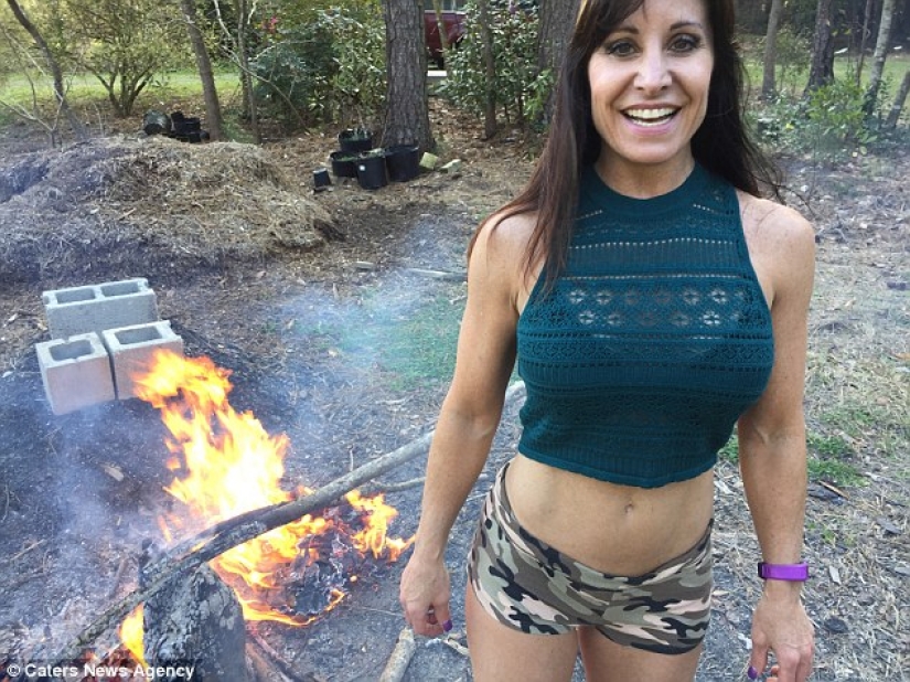 A 50-year-old farmer with her magnificent figure will make you get up from the sofa and take up a healthy lifestyle