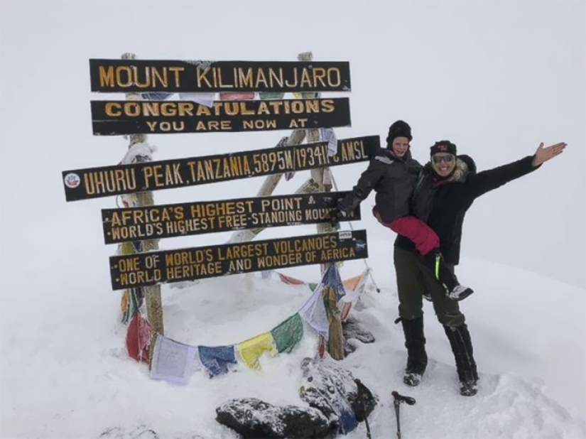 A 7-year-old girl became the youngest conqueror of Kilimanjaro in honor of her late father