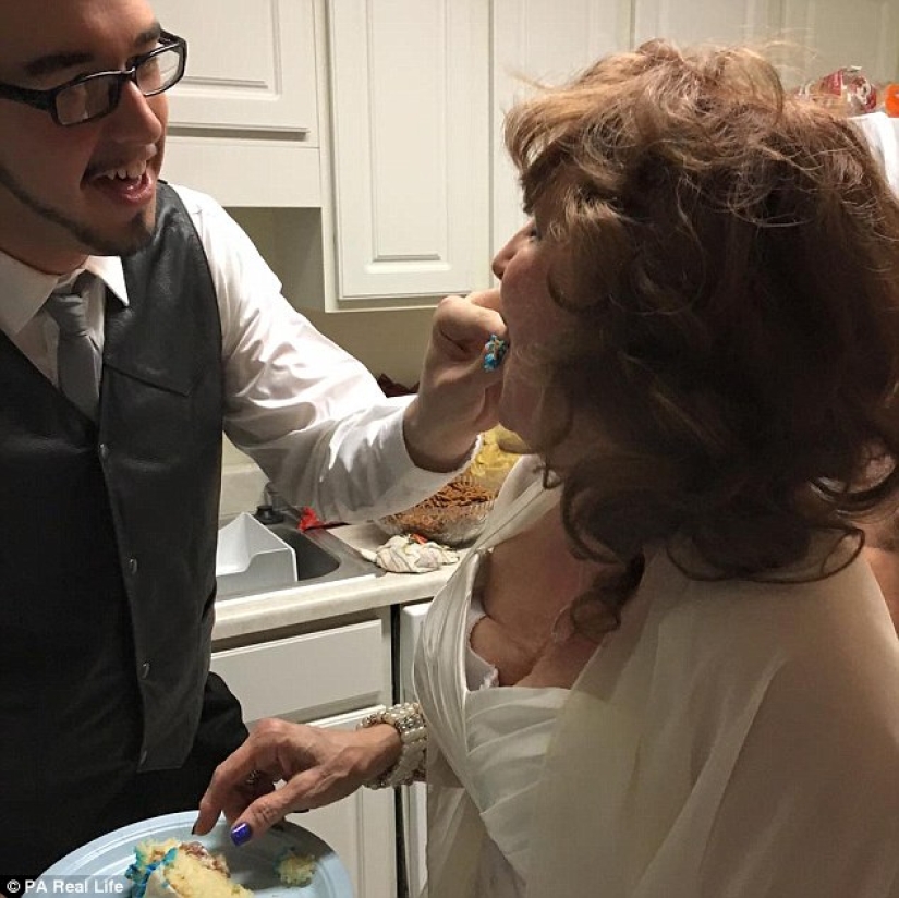 A 71-year-old American woman met a 17-year-old guy at her son's funeral and married him