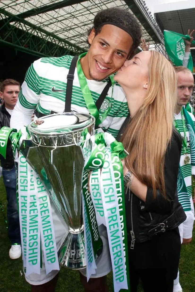 A beautiful couple from the world of football: charming Ricky Neutgerag and her husband, the best player of the Premier League Virgil Van Dijk