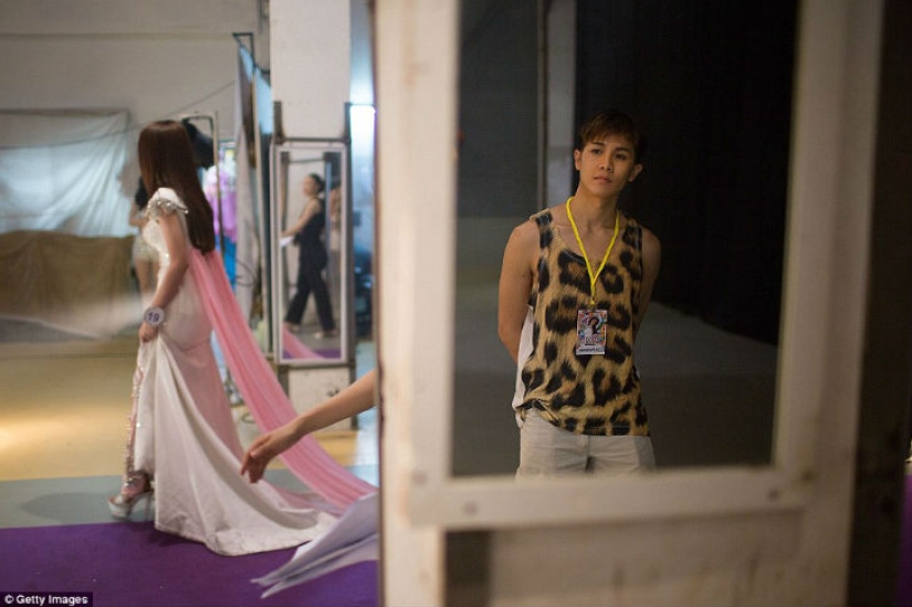 A beauty contest was held in Pattaya among beautiful ladies who... were born men