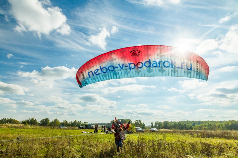 A bird's-eye view of the world: Paragliding