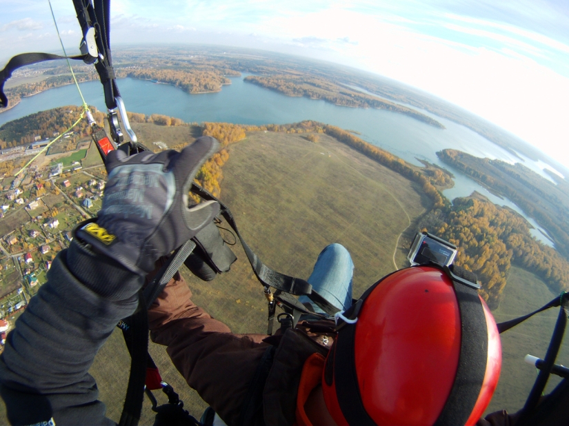A bird's-eye view of the world: Paragliding