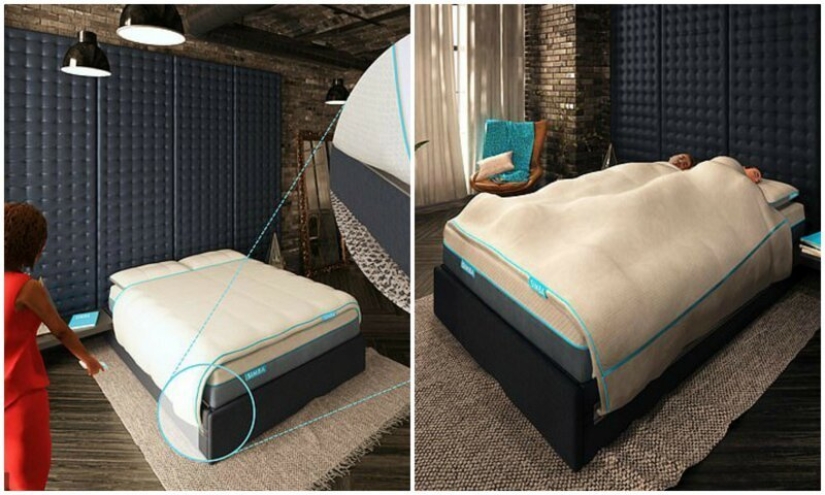 A British firm has come up with a blanket that cannot be pulled over A British firm has come up with a blanket that cannot be pulled over