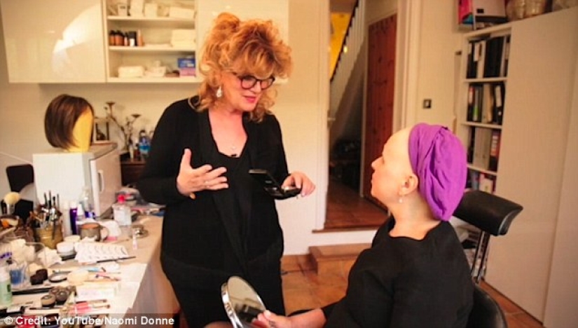 A British woman dying of cancer had a beautiful make-up and shooting done a couple of weeks before her death A British woman dying of cancer had a beautiful make-up and shooting done a couple of weeks before her death