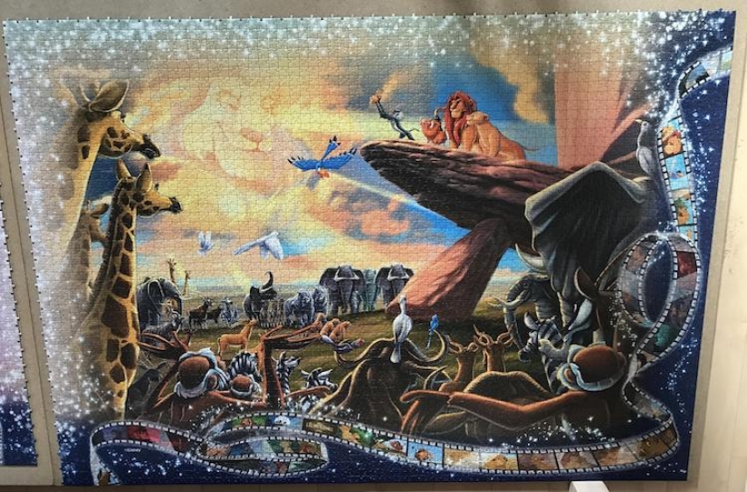 A Danish student collected the world's largest puzzle in 460 hours