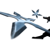 A deadly and beautiful weapon from the ninja arsenal