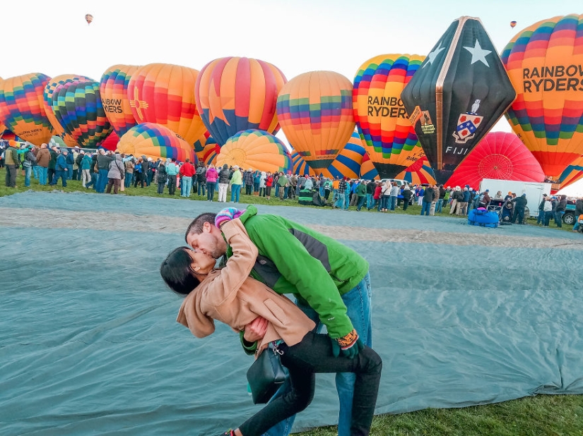 A deep kiss in travel: the story of a long-distance relationship with a happy ending