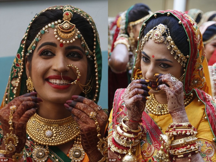A diamond magnate in India arranged a wedding for 250 poor couples at once, and it turned out luxuriously