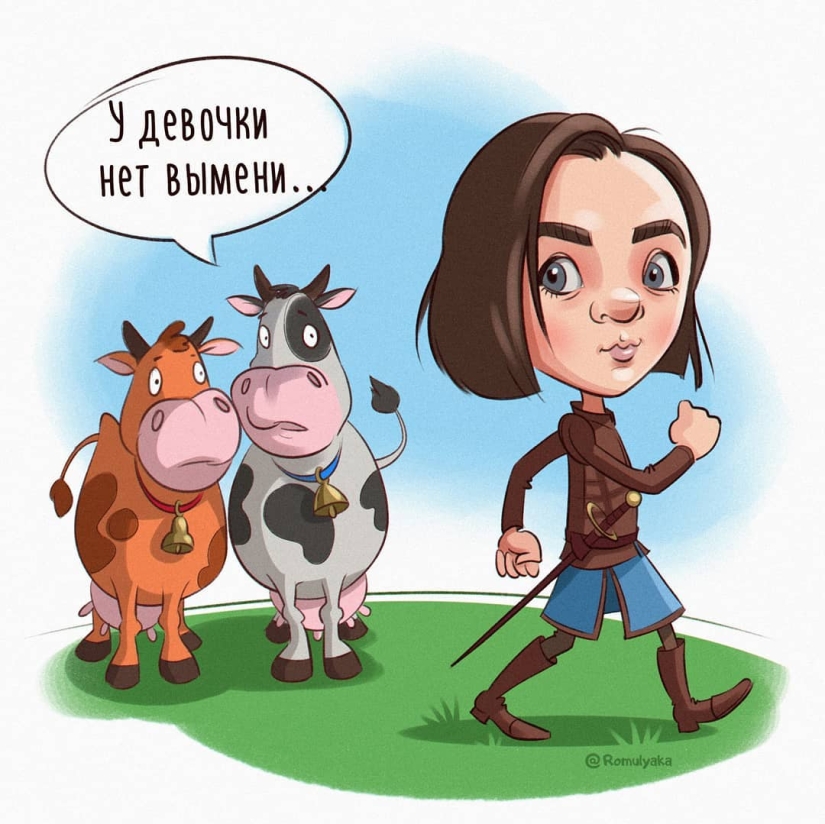 A dozen cartoons and caricatures from an artist from Perm who loves "Game of Thrones" A dozen cartoons and caricatures from an artist from Perm who loves "Game of Thrones"