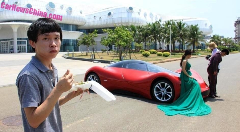 A dream with his own hands: a Chinese man independently created a supercar A dream with his own hands: a Chinese man independently created a supercar