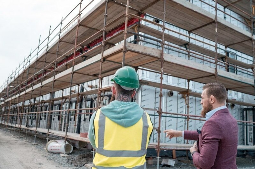 A fighter with a big heart: Conor McGregor builds homes for homeless Irishmen