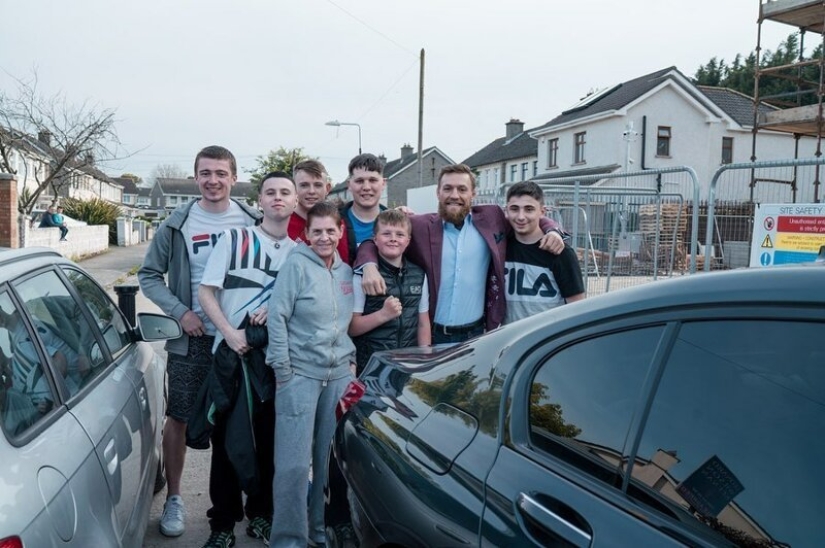 A fighter with a big heart: Conor McGregor builds homes for homeless Irishmen