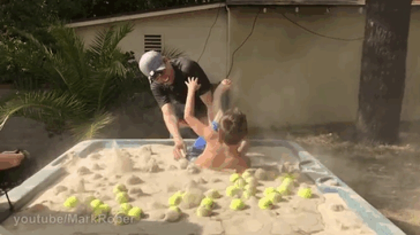 A former NASA engineer made a Jacuzzi where he turned sand into liquid